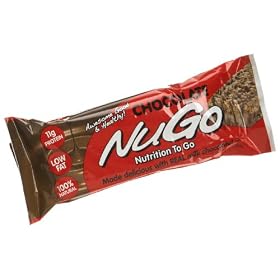 NuGo All-Natural Nutrition Bar, Chocolate, 1.76-Ounce Bars (Pack of 15)