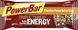 PowerBar Triple Threat Energy Bar, Chocolate Peanut Butter Crisp, 1.94-Ounce Bars (Pack of 15)