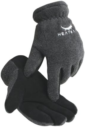 Ultra-soft Suede Deerskin Palm/fleece Back Thermal Lined Gloves for All Ages