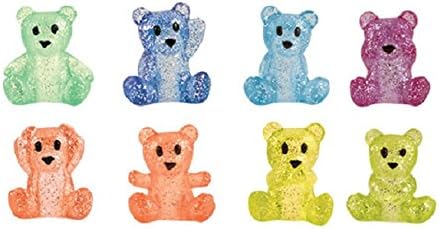 Glitter Bear Figures Pencil Toppers Lot of 20