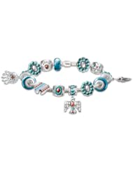 Native American Inspired "Sacred Spirits" Charm Bracelet With Southwestern Motif by The Bradford Exchange