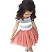 EFINNY Baby Girl Clothes Striped Tulle Skirt Mini Sundress Short Sleeve Tutu Dress 3-4Y