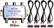 4-Way Amplified Satellite Radio Signal Splitter (Model SR-4)