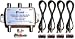 4-Way Amplified Satellite Radio Signal Splitter (Model SR-4)