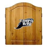 Tampa Bay Devil Rays MLB Dart Cabinet and Dartboard Set by Imperial International