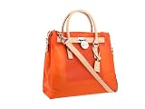 MICHAEL Michael Kors Hamilton Large N/S Jelly Tote (Tangarine)