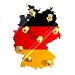 Standorte Deutschland - 18H x 18W - Peel and Stick Wall Decal by Wallmonkeys