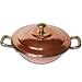 Indian Tableware Copper Karahi with Lid