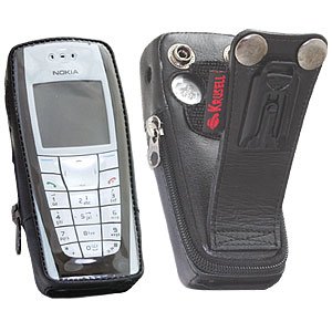 Krusell Classic Multidapt - Case ( for cellular phone ) - leather - black
