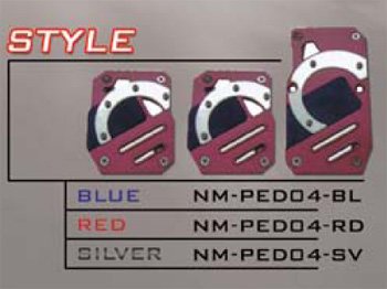 Chrysler PT Cruiser Red Interior Parts - Pedals Ninja Motorsport - Style Racing Pedals Interior Parts - Pedals Ninja Motorsport - Style Racing Pedals