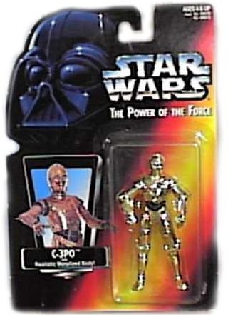 Star Wars Power of the Force Red Card C-3PO Figure