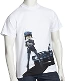 T-Shirt Homme Blanc Gorillaz "Stylo Cover" (Taille XL)