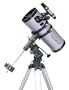 Silver TwinStar 6" Short Tube Reflector Telescope EQ Mount