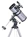Silver TwinStar 6" Short Tube Reflector Telescope EQ Mount