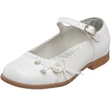 Pampili Infant/Toddler Angel 99 Mary Jane,White,27 EU (US Toddler 9 M)