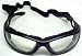 Sporting Goods : Padded Night Motorcycle Riding Glasses Clear Lenses