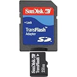 SanDisk SDSDQ-256-A10M Micro SD 256 MB Card (Retail Package)