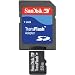 SanDisk SDSDQ-256-A10M Micro SD 256 MB Card (Retail Package)