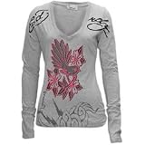 Ed Hardy Little Bird Specialty L/S VNeck T - Women