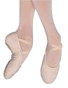 Women's "Pump" Split-Sole Canvas Ballet Slipper - S0277L