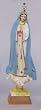 Statue - Our Lady of Fatima - 14 and 1/4in. - Wood Composite - Hand Painted Finish - Glass Eyes - MADE IN PORTUGAL