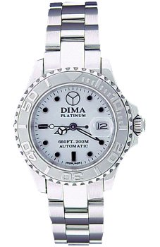 DIMA Watches, DIMA- Ladies Platinum Series Artic White Dial Limited Edition Swiss Watch, Womens Watches, Womens DIMA Watches