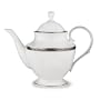 Lenox Landmark Platinum Bone China Teapot
