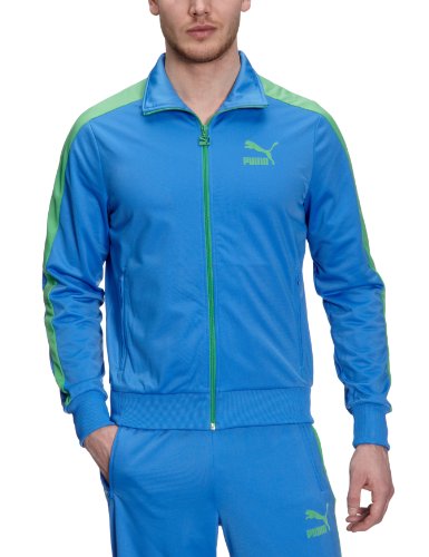 PUMA Herren Jacke Heroes T7 Track, palace blue, S, 557872 72 Preisvergleich