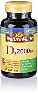 Nature Made Vitamin D 2000 IU, 400 Count
