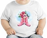 Rain boots オーガニックベビーTシャツ 12 - 18 Months
