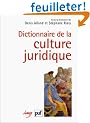 Dictionnaire de la culture juridique