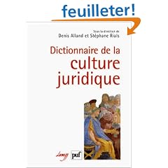Dictionnaire de la culture juridique