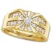 Jewelry : Men's Diamond Cluster Ring 1ctw