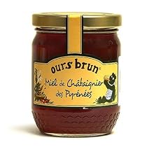 Ours Brun Chestnut Tree Pure Honey from the French Pyrenees- 13.2 oz.