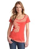 Lucky Brand Womens Indian Peacock Tee