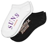 NBA Phoenix Suns Womens Socks, 2-Pack, Ankle Socks