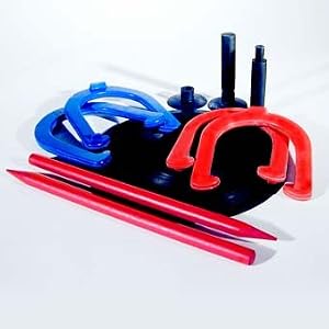 CSI Deluxe Indoor Outdoor Rubber Horse Shoes Set by 