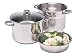 Kitchen Craft Clearview Stainless Steel Multi Cooker and Steamer with Pasta Pot 26cm