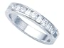 0.65 cttw Karina B(tm) Baguette Diamonds Band - Platinum, 18kt White or Yellow Gold