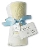 SwaddleDesigns Organic Cotton Baby Lovie - Pastel Blue Mod Circles on Ivory