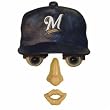 Milwaukee Brewers MLB Forest Face (14"x7")