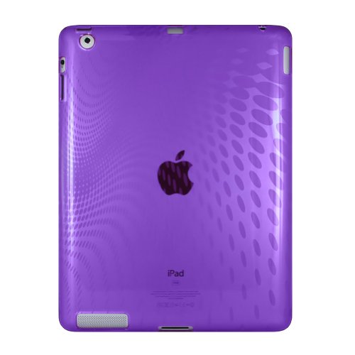 Apple iPad 2 case skin for iPad 2nd Gen / 2nd generation iPad 2G / 3G tablet / Wifi model 16GB, 32GB, 64GB and MiniSuit Cleaner (Purple)