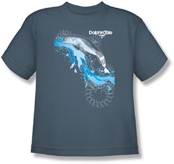 Dolphin Tale Catching Waves T Shirt Boys Short-Sleeve T-Shirt
