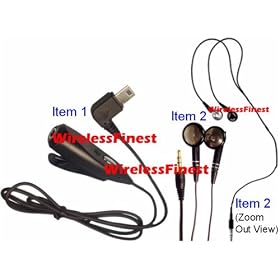 Mp3 Music Stereo Handsfree Headset Headphones Earphones Ear Buds with Mic Microphone and 3.5mm Audio Adapter + Dual Ear Buds Headphones for HTC Google G1, ATT At&t Tilt 8925 Tytn Ii Kaiser, Cingular 8525, Sprint Alltell Touch S1 Diamond, Touch Pro, Fuze, Verizon Wireless Xv6800 Xv 6800 Smt5800, Sprint Mogul, Verizon Xv6900 Xv 6900, T-mobile Wing Dash Shadow G1 Pda Smartphones Cell Phones