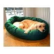 Majestic Dog Bagel Pet Bed with Sherpa XL Green