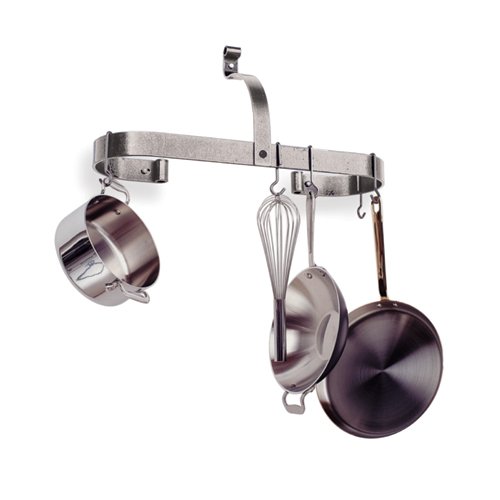 Image of Wall Mount Stainless Steel Oval Cookware Rack by Enclume