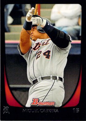 Miguel Cabrera Detroit Tigers 2011 Bowman #47 Baseball Card