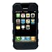 Speck Black Gel Skin Holster Case with Removable Belt Clip for Apple iPhone - IPH-BLK-TS