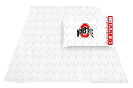 Ohio State Queen Sheet Set