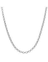 Sterling Silver Polished Rolo Necklace (4.3mm, 18 nch)